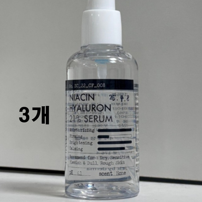 더마팩토리 나이아신 히알루론 세럼, 80ml, 3개