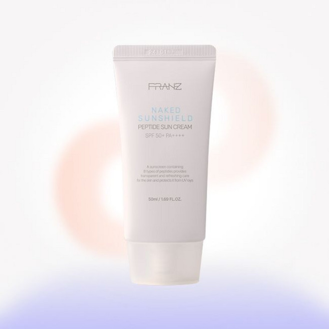 프란츠 네이키드 선쉴드 펩타이드 선크림 50ml 2개+EGF앰플 1ml 1개/최화정