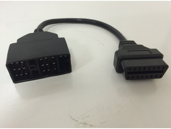 QISHIYUAN 豐田 TOYOTA 22 PIN 轉 16pin OBD2 Cable 線, 1個
