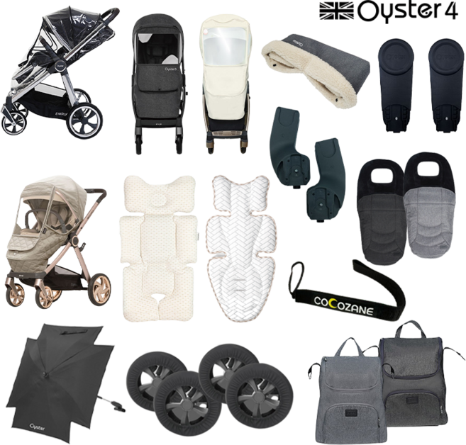 오이스터3 오이스터4 악세사리 레인 방한 방풍 바퀴 커버 마마백(백백) 풋머프 핸드머프 손목스트랩 어댑터 멀티 하이포지션 파라솔 컵홀더, 단일, 1개, 오이스터 3/4 전용 방한커버