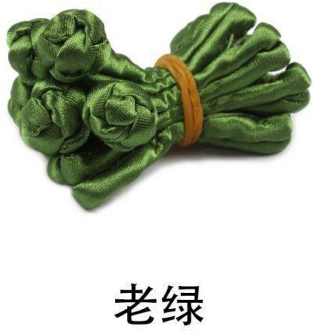 傳統服飾盤扣 釦子, 老綠