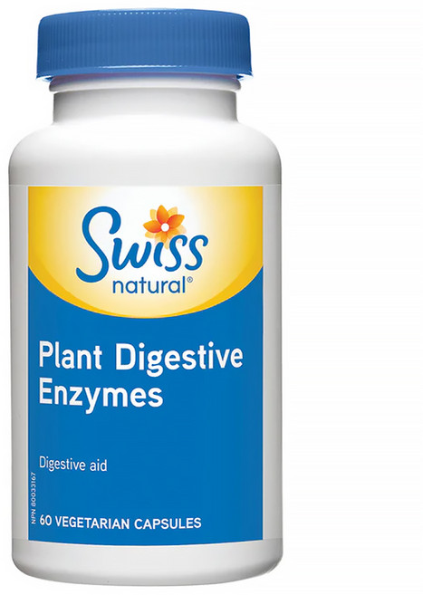 캐나다 천연 허브 소화효소 60야채캡슐 7종 허브 복합, 1개, 60정