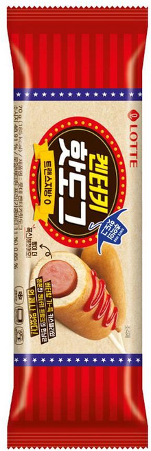롯데웰푸드 켄터키 핫도그 70g, 5개