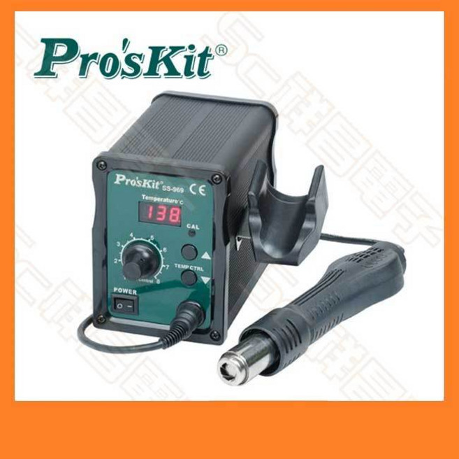 祥昌電子 Pro'sKit SS-969E 柔風型 SMD 拆焊台 700W 熱風槍, 1個