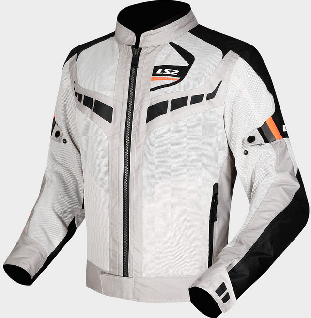LS2 GARDA AIR 여름 바이크자켓 오토바이 라이딩 자켓 라이더복상의, 그레이