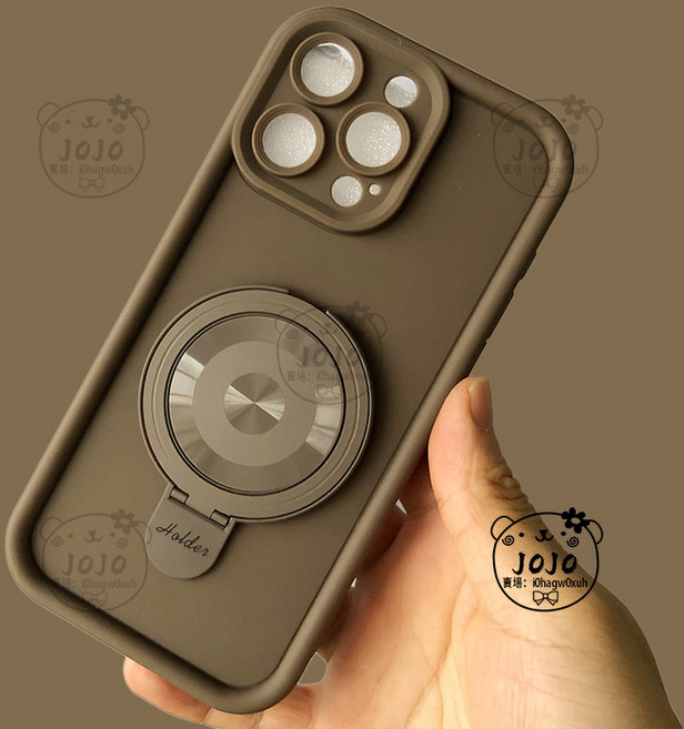 磁吸支架 簡約素色手機殼 防摔殼適用iPhone 11 Pro保護殼
