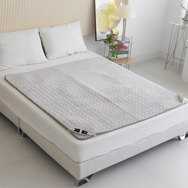 보이러 하이퍼 코지 전기요 UB 116, 라이트그레이, 2인용(140cm x 150 cm)