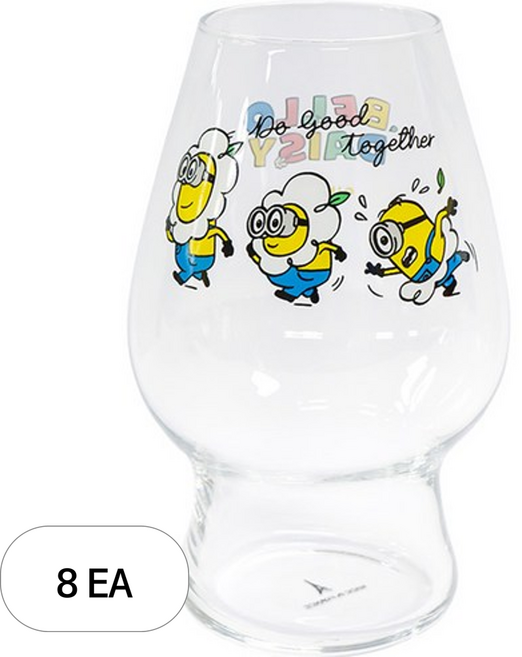 릴팡 미니언즈 프렌치 비어글라스 590ml, 8개