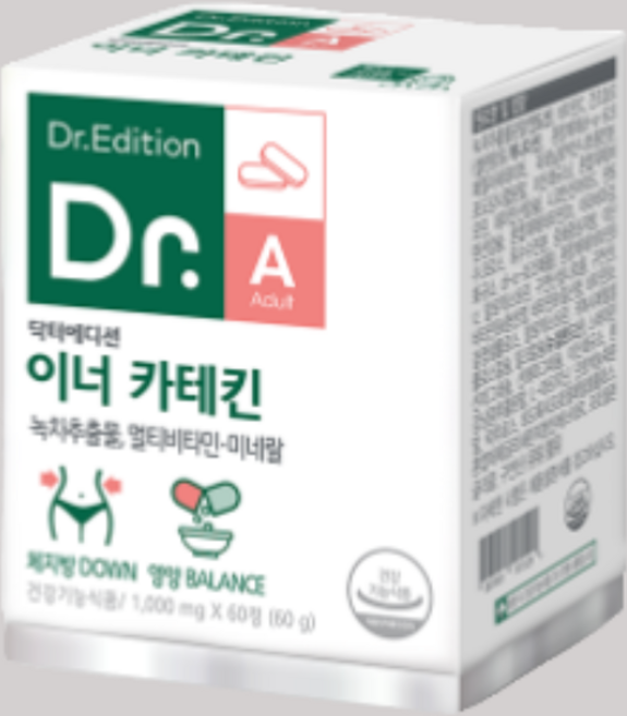닥터 이너 카테킨 닥터에디션 이너 카테킨 60정(1개월) 다이어트 식이조절 닥터이너그린 리뉴얼 에프앤디넷, 1개, 60정