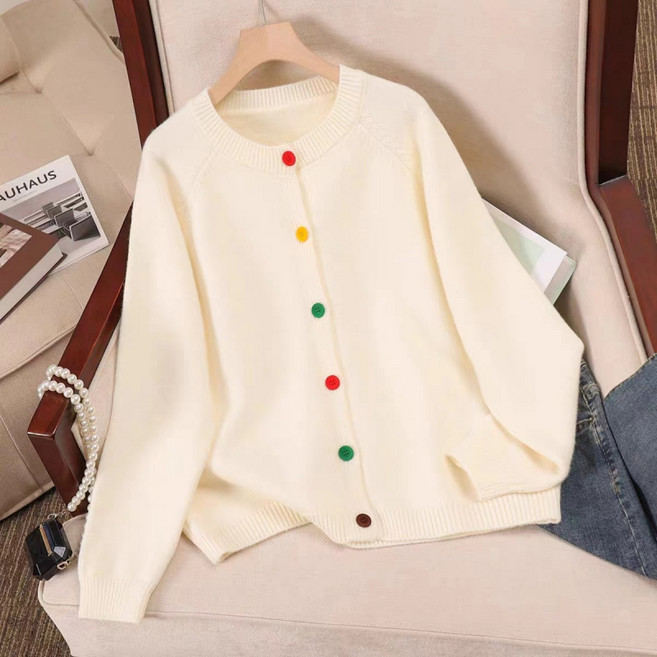 COSYEVNO 여성 니트코트 가을 패션 캐주얼 루즈핏 긴팔 상의 아우터 lyjzzks-20