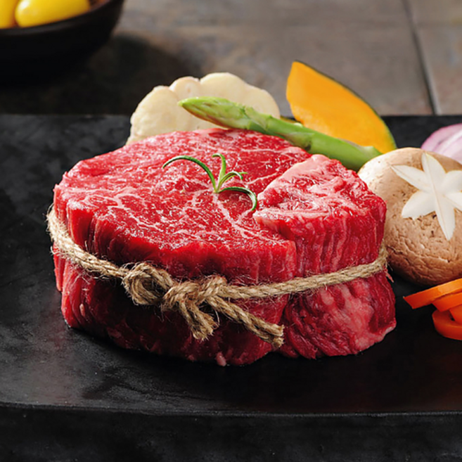 MP 냉장 한우 안심 이유식 로스구이 스테이크 전골 1kg 선물용 1++, 1개