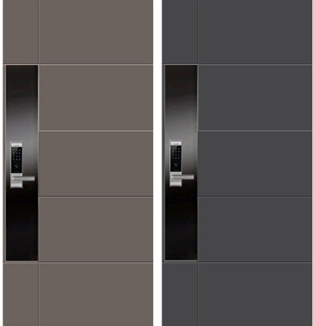 [방화문+문틀세트] 현관문 방화문 아파트 빌라 현관문 교체, 연브라운, 900x2100, 1개