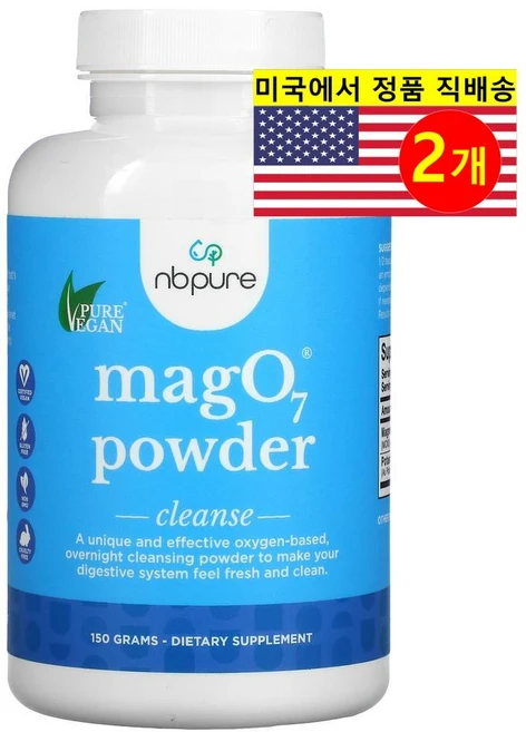 NB Pure MagO7 분말 150g, 2개 - 쿠팡