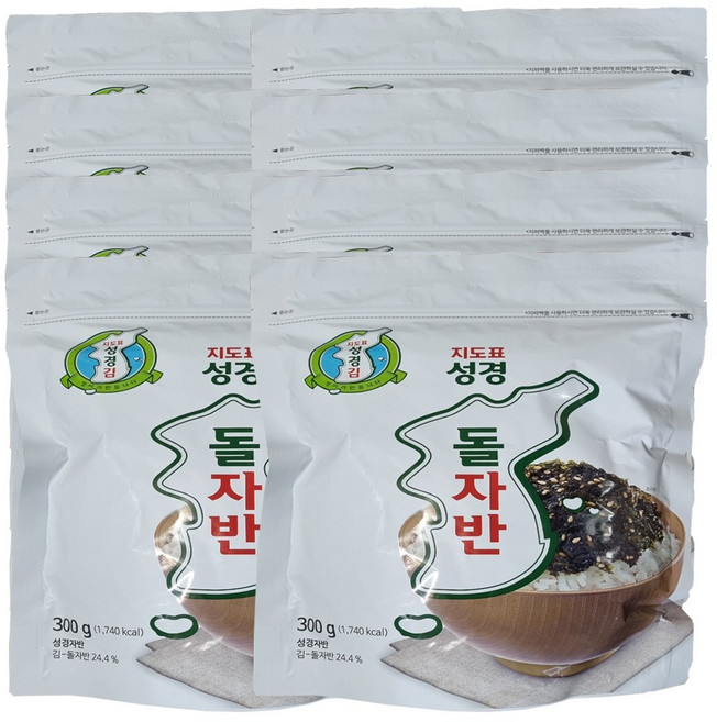지도표 성경 돌자반 300g x 8개, 1개