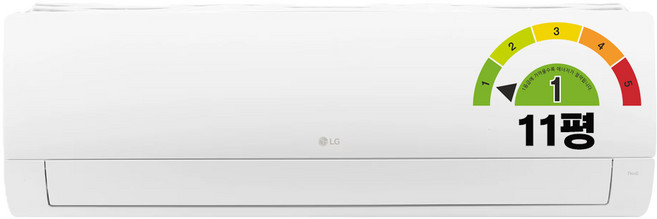 LG 휘센 벽걸이 에어컨 1등급 인버터 11평 서울 경기 인천 실외기포함 빠른설치 SQ11EK1WES, 일반배관형