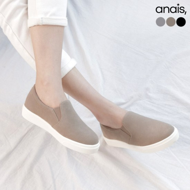 아나이스 스웨이드 털안감 슬립온 3cm_25F258