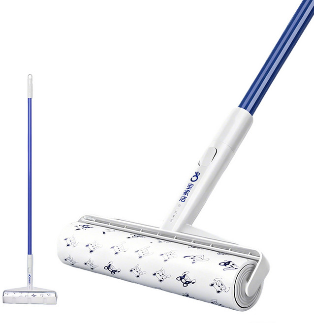 BOOMJOY 돌돌이 밀대 롱핸들 테이프 클리너, 1개