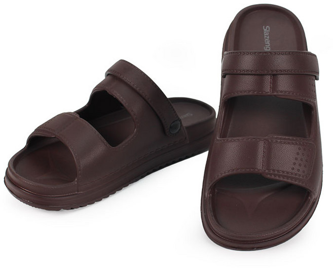 남성 2WAY 샌들 슬리퍼 무봉제 일체형 여름 편한 데일리 신발