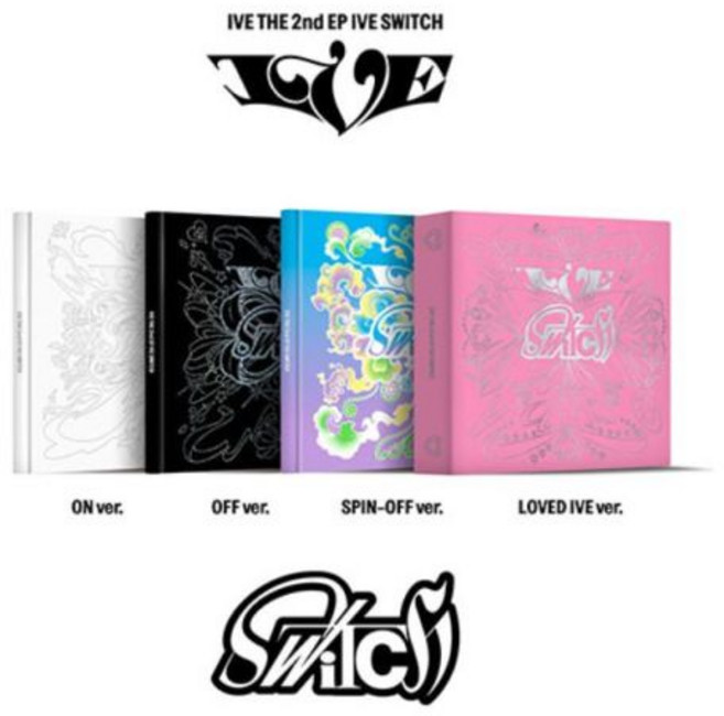 개봉앨범 포토카드 없음 / 아이브 (IVE) 2nd EP IVE SWITCH 해야 4종 세트