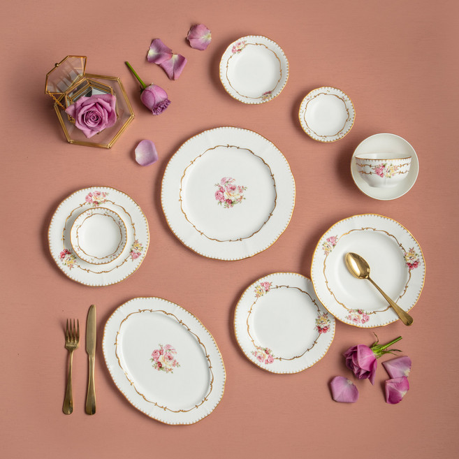 한국도자기 플라모르 로즈 클라라 2인 홈세트 14P 한식기세트, 단품, 1개