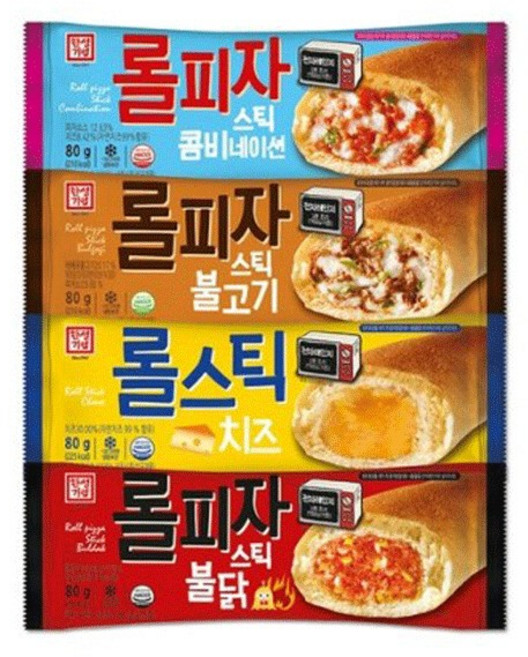 한성 롤피자스틱80g 콤비x5+불고기x5+치즈x5+불닭x5, 1세트, 1.6kg