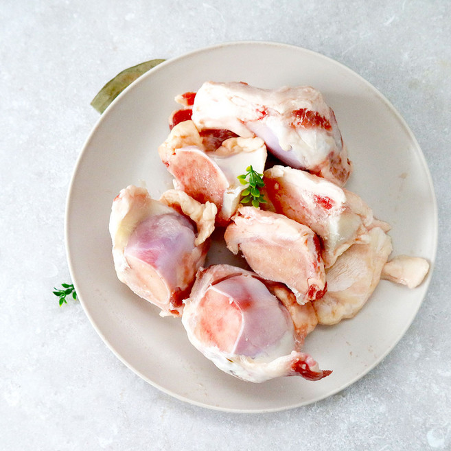 (배터짐) 삶은 한우 소머리 세절 수육 편육 국밥 곰탕 도가니 우족 소사골 소갈비 모음 (일요일&당일발송), 1개, 소도가니 2kg