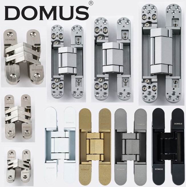 도무스 3D조절 히든도어경첩 좌 우 높이조절 매립 매입 지사 숨은힌지 정첩 블랙 실버 백색 골드 진회색, 04. 3D 경첩 150, 1개