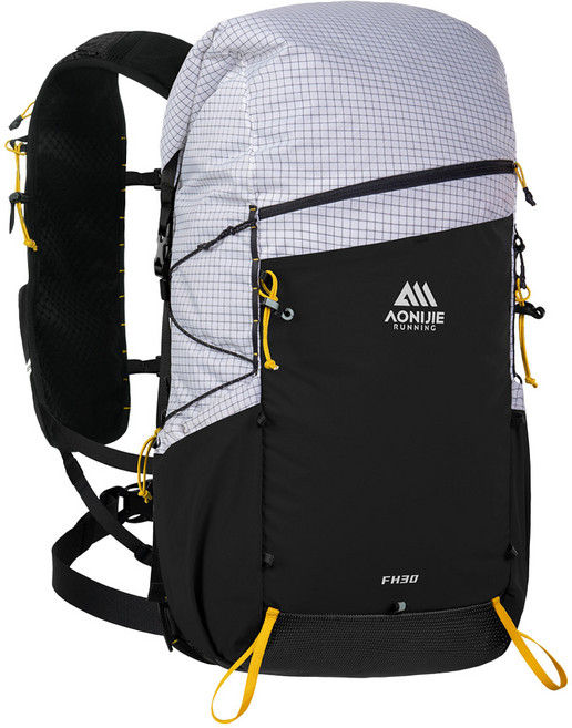 오니지 등산배낭 경량 백패킹 트레킹 하이킹 백팩 대형 가방 30리터 클레버 V30, 화이트