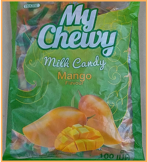 2. 태국 망고젤리외 15종 하오리위안 마이츄이 밀크츄 태국젤리 밀크캔디 태국옥수수젤리, 1개, 360g