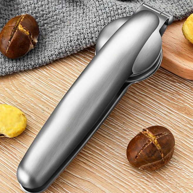 1+1 헬스와미 고급형 밤 칼집 가위 편리한 알밤 군밤 껍질제거 캠핑용, 1세트