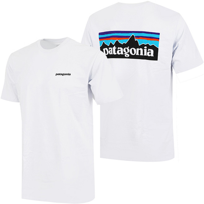 파타고니아 멘즈 P-6 로고 리스판서빌리-티 (38504-WHI)