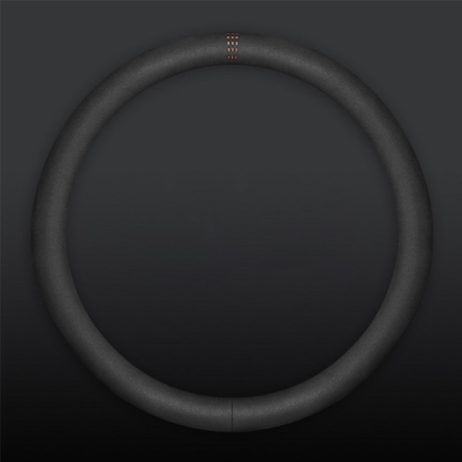 불런 자동차 알칸타라 사계절 고급 그립형 핸들커버, 브라운