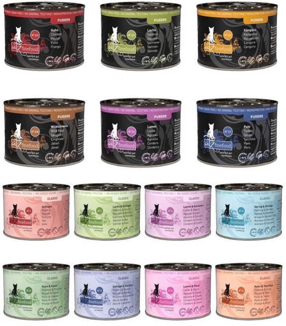 凱茲 Catz FineFood 貓罐頭 200g 經典美食家 主食罐 單一純肉 低敏, 6個, N°103雞肉