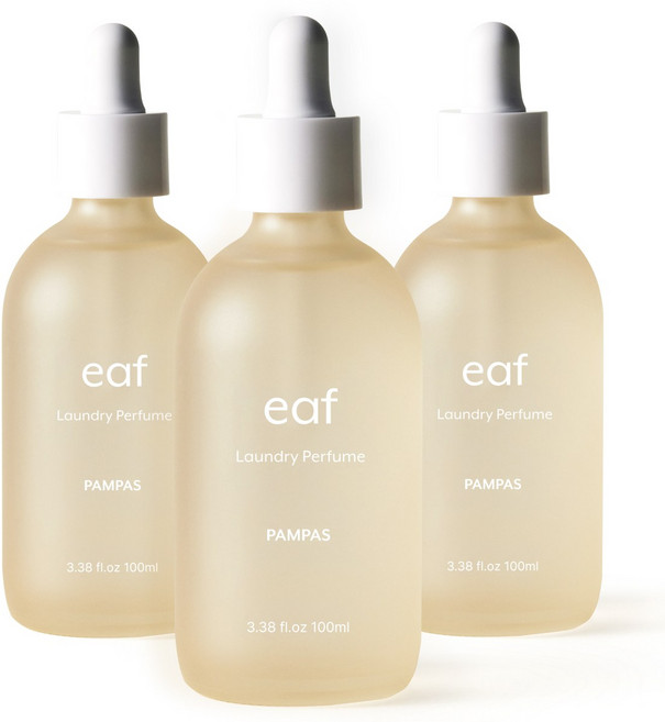 이아프 섬유유연제 향기루틴 우디향 섬유향수 팜파스, 3개, 100ml