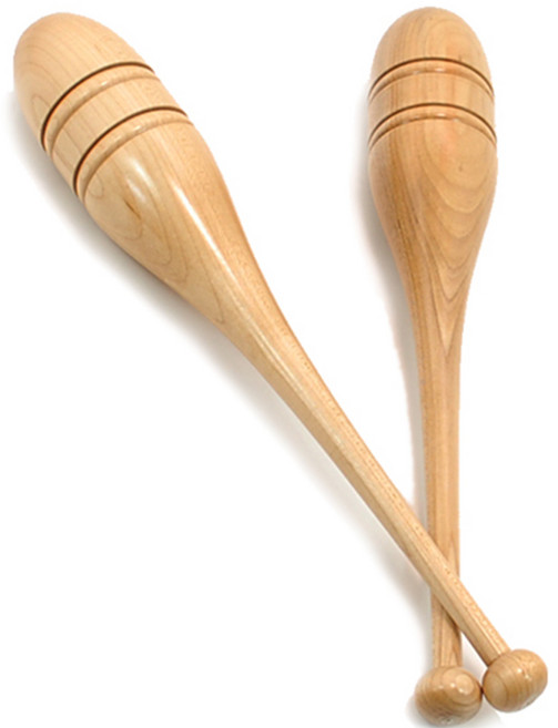 국산 원목 나무 곤봉 2개 1세트 대 학교 체육 리듬 체조 용 품 행사