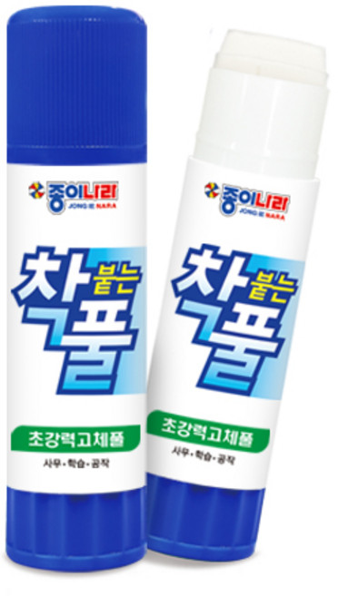 종이나라 착붙는풀 착풀 고체풀 15g, 2개