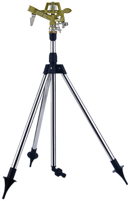 정원 물주기 분사기 회전 농업 삼각대스프링클러 정원 텃반 잔디 물분사기 스프링클러, 1개