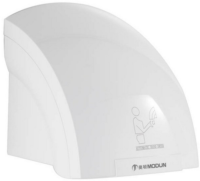 저소음 초고속 핸드드라이어 손건조기 드라이기 벽걸이형 화장실 업소용 가정용 방수 강풍, 화이트 열풍 전용