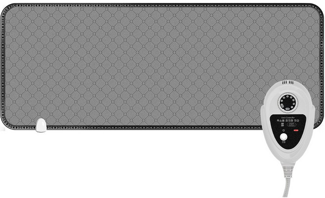 197 극세사 온열 탄소 전기매트 캠핑 매트 전기장판, 그레이_싱글(180cm x 70cm)