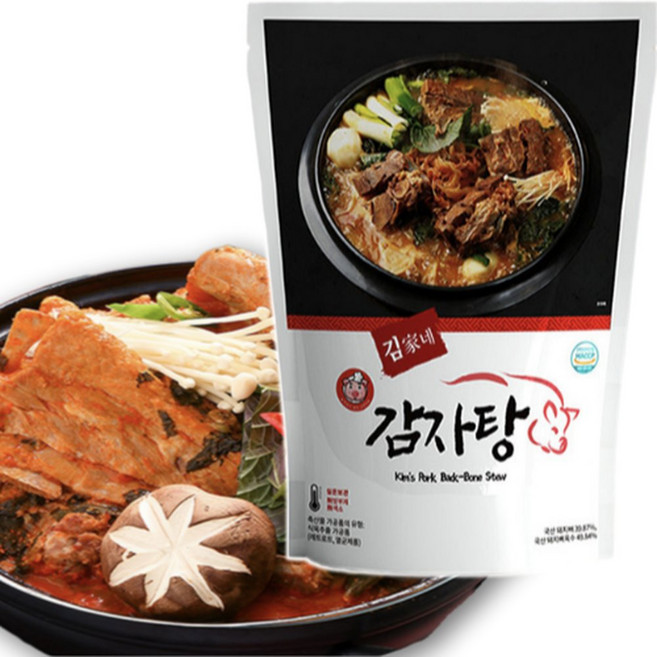(김가네) 감자탕5kg(9-10인분)+국내산 시래기300g (라면사리1개+겨자2개 ), 1개, 300g