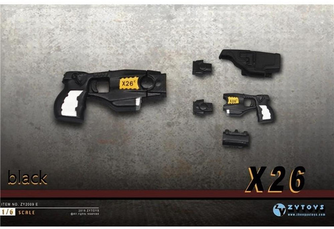 플라스틱 테이저건 군인 액션 피규어 모델 모형 인형 선물 컬렉션 팬 체중계, 1개, 1. Black