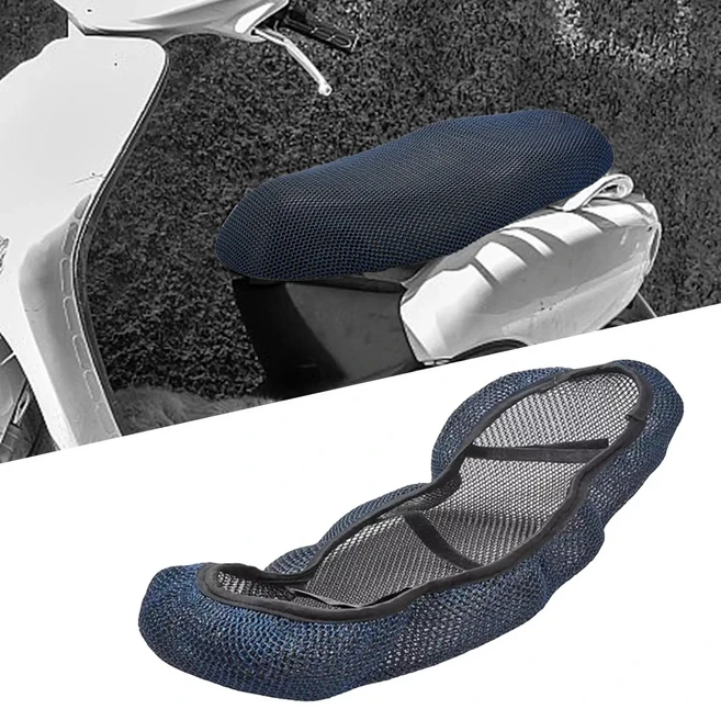 오토바이 시트 커버 편안한 액세서리 오토바이 그물 메쉬 시트 스쿠터 전체 커버, [01] S