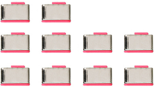 넷메이트 USB 포트락 잠금장치 C타입 10개입 NM-TC10R