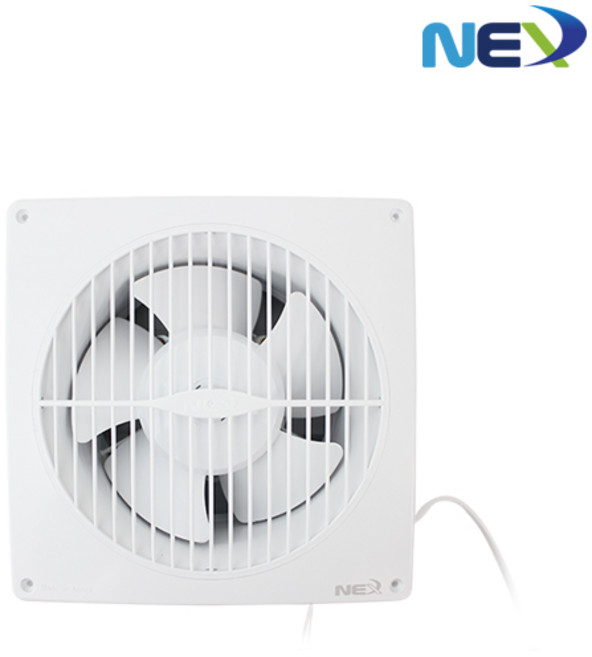 넥스 베란다 창문틀 난방실 화장실 자동 풍압 셔터형 환풍기 150GS, NEX-150GS