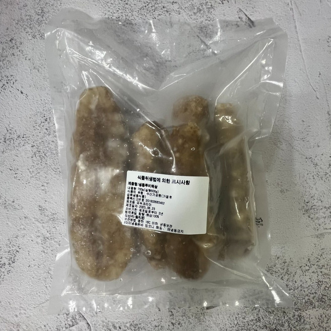 웰컴킹 냉동 루비해삼 해산물 중식 요리 재료 양장피 류산슬, 1개, 600g