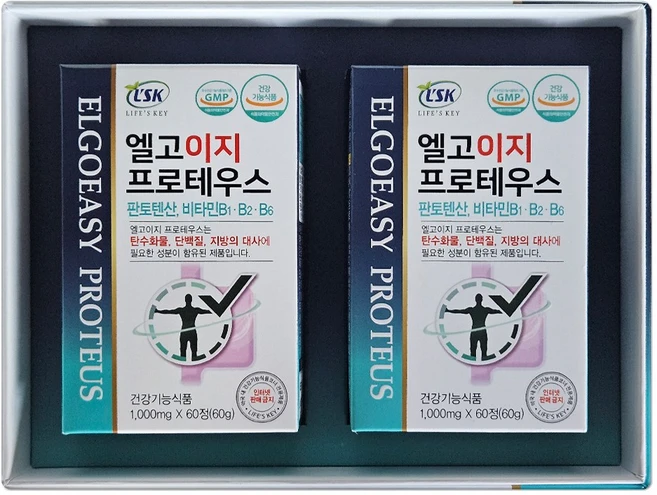 엘고 이지 프로테우스xxxxxxxxxxxxxxx, 2개, 60정 - 쿠팡