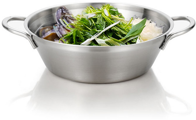 업소용 인덕션 스텐 샤브샤브 국수 오뎅탕 전골냄비, 샤브 국수전골 32cm