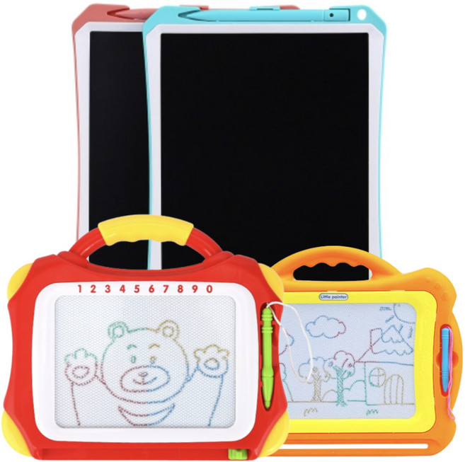 전자 메모보드 노트 패드 전자칠판 드로잉 그림 그리는 그리기 lcd, 02.리틀페인터