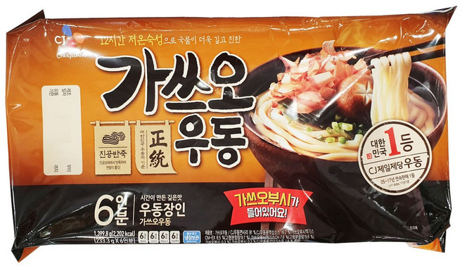 코스트코 CJ 가쓰오우동 1399g(6인분), 1.399kg, 10개