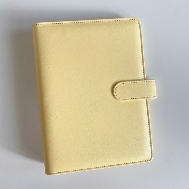 6공 포카바인더 A5 포토카드 바인더 앨범 다이어리, 옐로우